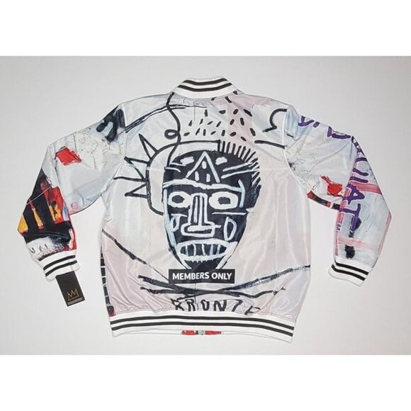 Members Only Jean Michel Basquiat Full Zip Jacket - Picture 5 of 7